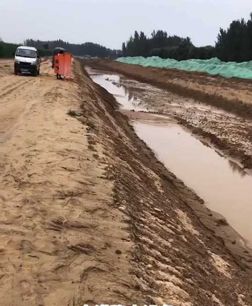 聊城茌平区河道降水